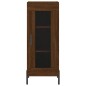 vidaXL Credenza Rovere Marrone 34,5x34x180 cm in Legno Multistrato vidaXL Credenza Rovere Marrone 34,5x34x180 cm in Legno Multistrato