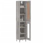 vidaXL Credenza Grigio Sonoma 34,5x34x180 cm in Legno Multistrato vidaXL Credenza Grigio Sonoma 34,5x34x180 cm in Legno Multistrato