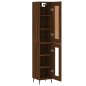 vidaXL Credenza Rovere Marrone 34,5x34x180 cm in Legno Multistrato vidaXL Credenza Rovere Marrone 34,5x34x180 cm in Legno Multistrato