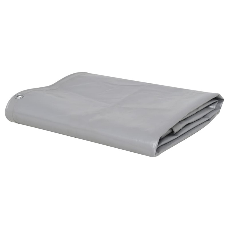 vidaXL Telone 650 g/m² 5x6 m Grigio vidaXL Telone 650 g/m² 5x6 m Grigio