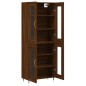 vidaXL Credenza Rovere Marrone 69,5x34x180 cm in Legno Multistrato vidaXL Credenza Rovere Marrone 69,5x34x180 cm in Legno Multistrato