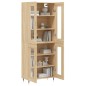 vidaXL Credenza Rovere Sonoma 69,5x34x180 cm in Legno Multistrato vidaXL Credenza Rovere Sonoma 69,5x34x180 cm in Legno Multistrato