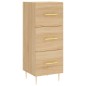 vidaXL Credenza Rovere Sonoma 34,5x34x180 cm in Legno Multistrato vidaXL Credenza Rovere Sonoma 34,5x34x180 cm in Legno Multistrato