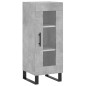 vidaXL Credenza Grigio Cemento 34,5x34x180 cm in Legno Multistrato vidaXL Credenza Grigio Cemento 34,5x34x180 cm in Legno Multistrato