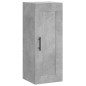 vidaXL Credenza Grigio Cemento 34,5x34x180 cm in Legno Multistrato vidaXL Credenza Grigio Cemento 34,5x34x180 cm in Legno Multistrato