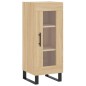 vidaXL Credenza Rovere Sonoma 34,5x34x180 cm in Legno Multistrato vidaXL Credenza Rovere Sonoma 34,5x34x180 cm in Legno Multistrato