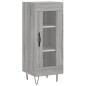 vidaXL Credenza Grigio Sonoma 34,5x34x180 cm in Legno Multistrato vidaXL Credenza Grigio Sonoma 34,5x34x180 cm in Legno Multistrato