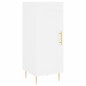 vidaXL Credenza Bianca 34,5x34x180 cm in Legno Multistrato vidaXL Credenza Bianca 34,5x34x180 cm in Legno Multistrato