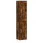 vidaXL Credenza Rovere Fumo 34,5x34x180 cm in Legno Multistrato vidaXL Credenza Rovere Fumo 34,5x34x180 cm in Legno Multistrato