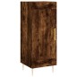 vidaXL Credenza Rovere Fumo 34,5x34x180 cm in Legno Multistrato vidaXL Credenza Rovere Fumo 34,5x34x180 cm in Legno Multistrato