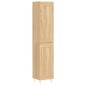 vidaXL Credenza Rovere Sonoma 34,5x34x180 cm in Legno Multistrato vidaXL Credenza Rovere Sonoma 34,5x34x180 cm in Legno Multistrato