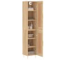 vidaXL Credenza Rovere Sonoma 34,5x34x180 cm in Legno Multistrato vidaXL Credenza Rovere Sonoma 34,5x34x180 cm in Legno Multistrato