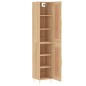 vidaXL Credenza Rovere Sonoma 34,5x34x180 cm in Legno Multistrato vidaXL Credenza Rovere Sonoma 34,5x34x180 cm in Legno Multistrato