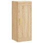 vidaXL Credenza Rovere Sonoma 34,5x34x180 cm in Legno Multistrato vidaXL Credenza Rovere Sonoma 34,5x34x180 cm in Legno Multistrato