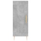 vidaXL Credenza Grigio Cemento 34,5x34x180 cm in Legno Multistrato vidaXL Credenza Grigio Cemento 34,5x34x180 cm in Legno Multistrato