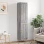 vidaXL Credenza Grigio Sonoma 34,5x34x180 cm in Legno Multistrato vidaXL Credenza Grigio Sonoma 34,5x34x180 cm in Legno Multistrato