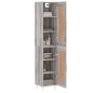vidaXL Credenza Grigio Sonoma 34,5x34x180 cm in Legno Multistrato vidaXL Credenza Grigio Sonoma 34,5x34x180 cm in Legno Multistrato