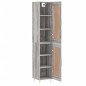 vidaXL Credenza Grigio Sonoma 34,5x34x180 cm in Legno Multistrato vidaXL Credenza Grigio Sonoma 34,5x34x180 cm in Legno Multistrato