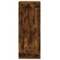 vidaXL Credenza Rovere Fumo 34,5x34x180 cm in Legno Multistrato vidaXL Credenza Rovere Fumo 34,5x34x180 cm in Legno Multistrato
