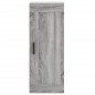 vidaXL Credenza Grigio Sonoma 34,5x34x180 cm in Legno Multistrato vidaXL Credenza Grigio Sonoma 34,5x34x180 cm in Legno Multistrato