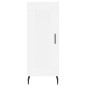 vidaXL Credenza Bianca 34,5x34x180 cm in Legno Multistrato vidaXL Credenza Bianca 34,5x34x180 cm in Legno Multistrato