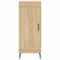 vidaXL Credenza Rovere Sonoma 34,5x34x180 cm in Legno Multistrato vidaXL Credenza Rovere Sonoma 34,5x34x180 cm in Legno Multistrato