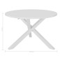vidaXL Set per Sala da Pranzo 5 pz in MDF Bianco vidaXL Set per Sala da Pranzo 5 pz in MDF Bianco