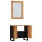 vidaXL Set Mobili da Bagno 2pz in Legno Massello di Acacia vidaXL Set Mobili da Bagno 2pz in Legno Massello di Acacia