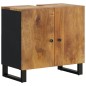 vidaXL Set Mobili da Bagno 3pz in Legno Massello di Mango vidaXL Set Mobili da Bagno 3pz in Legno Massello di Mango