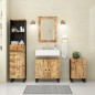 vidaXL Set Mobili da Bagno 4 pz in Legno Massello di Mango vidaXL Set Mobili da Bagno 4 pz in Legno Massello di Mango