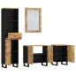 vidaXL Set Mobili da Bagno 4 pz in Legno Massello di Mango vidaXL Set Mobili da Bagno 4 pz in Legno Massello di Mango