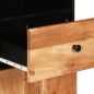 vidaXL Set Mobili da Bagno 4 pz in Legno Massello di Acacia