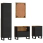 vidaXL Set Mobili da Bagno 4 pz in Legno Massello di Mango vidaXL Set Mobili da Bagno 4 pz in Legno Massello di Mango