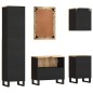 vidaXL Set Mobili da Bagno 5 pz in Legno Massello di Mango vidaXL Set Mobili da Bagno 5 pz in Legno Massello di Mango