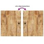 vidaXL Set Mobili da Bagno 5 pz in Legno Massello di Mango vidaXL Set Mobili da Bagno 5 pz in Legno Massello di Mango