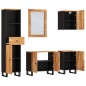 vidaXL Set Mobili da Bagno 5 pz in Legno Massello di Acacia vidaXL Set Mobili da Bagno 5 pz in Legno Massello di Acacia