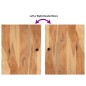 vidaXL Set Mobili da Bagno 5 pz in Legno Massello di Acacia vidaXL Set Mobili da Bagno 5 pz in Legno Massello di Acacia