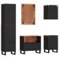 vidaXL Set Mobili da Bagno 5 pz in Legno Massello di Recupero vidaXL Set Mobili da Bagno 5 pz in Legno Massello di Recupero