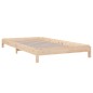 vidaXL Letto Impilabile 100x200cm in Legno Massello di Pino vidaXL Letto Impilabile 100x200cm in Legno Massello di Pino
