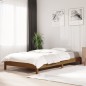vidaXL Letto Impilabile Miele 100x200 cm in Legno Massello di Pino vidaXL Letto Impilabile Miele 100x200 cm in Legno Massello di Pino