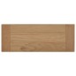 vidaXL Panchina 80 cm in Legno Massello di Teak