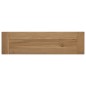 vidaXL Panchina 110 cm in Legno Massello di Teak