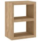 vidaXL Tavolino 45x30x60 cm in Legno Massello di Teak