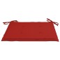 Sedie da Giardino con Cuscini Rossi 4 pz Massello di Teak Sedie da Giardino con Cuscini Rossi 4 pz Massello di Teak