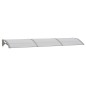 vidaXL Tettoia per Porta Grigia 300x80 cm Policarbonato vidaXL Tettoia per Porta Grigia 300x80 cm Policarbonato