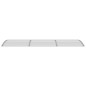 vidaXL Tettoia per Porta Grigia 300x80 cm Policarbonato vidaXL Tettoia per Porta Grigia 300x80 cm Policarbonato