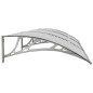 vidaXL Tettoia per Porta Grigia 300x80 cm Policarbonato vidaXL Tettoia per Porta Grigia 300x80 cm Policarbonato