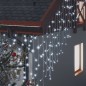 vidaXL Tenda Luci LED Ghiacciolo 10m 400 LED Bianco Freddo 8 Funzioni vidaXL Tenda Luci LED Ghiacciolo 10m 400 LED Bianco Freddo 8 Funzioni