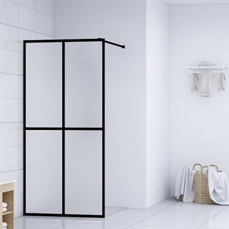 vidaXL Cabina Doccia con Schermo in Vetro Temperato Glassato 80x195 cm
