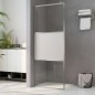 vidaXL Parete per Doccia Walk-in Vetro Semi Smerigliato ESG 115x195 cm vidaXL Parete per Doccia Walk-in Vetro Semi Smerigliato ESG 115x195 cm